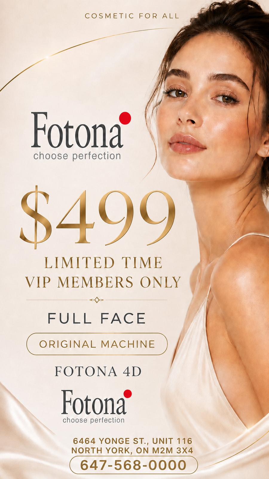 Fotona 4D full-face promotion for $499