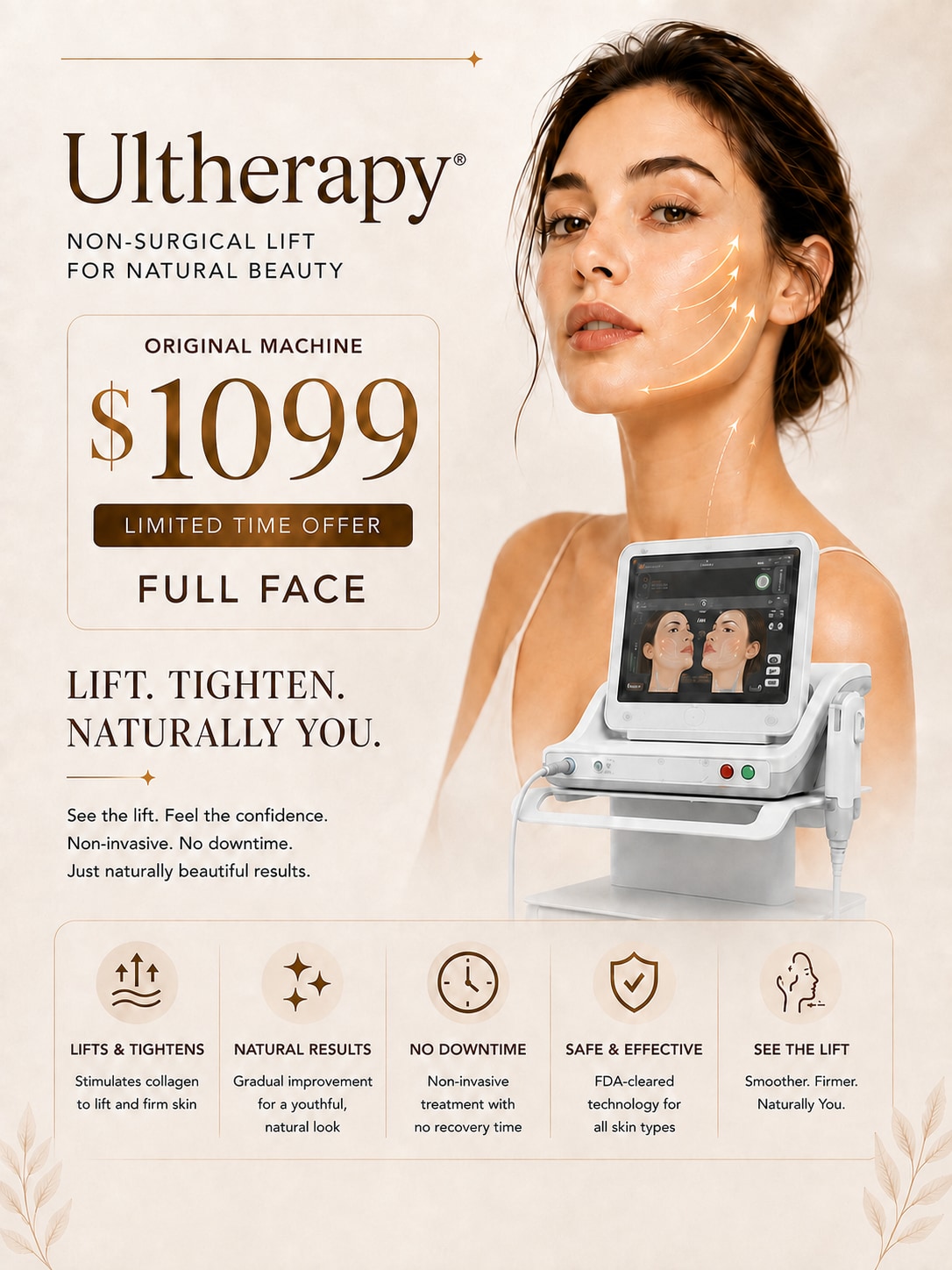 Ultherapy full-face promotion for $1,099